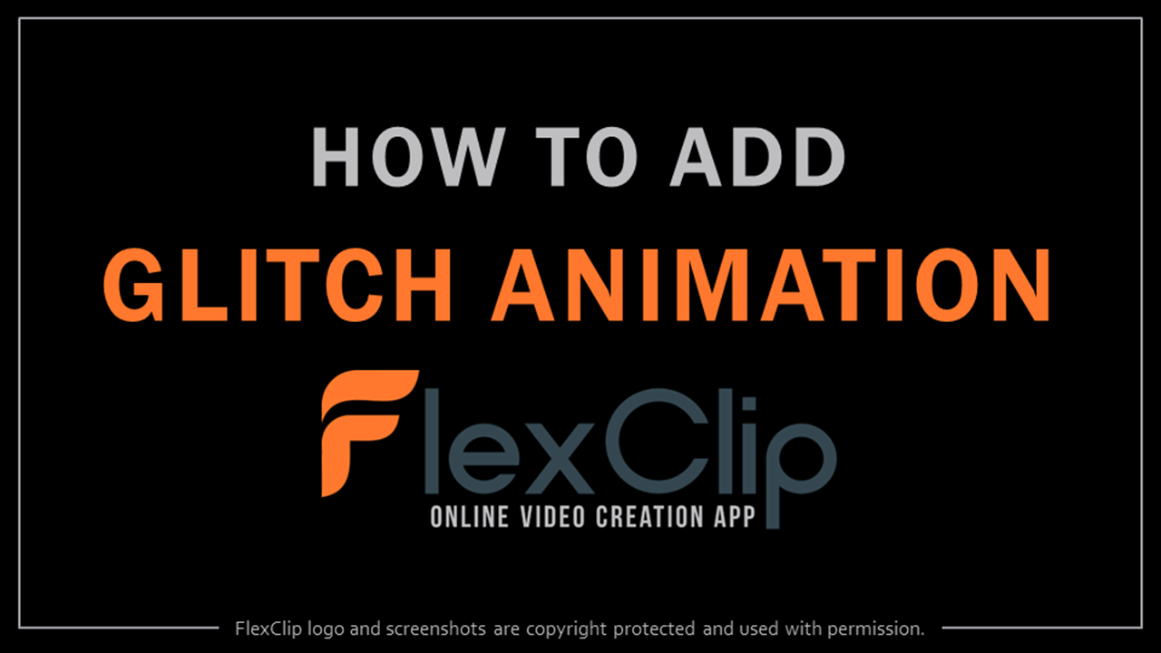 How to Add Glitch Animation 