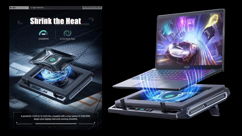 Laptop Cooling Vents_black