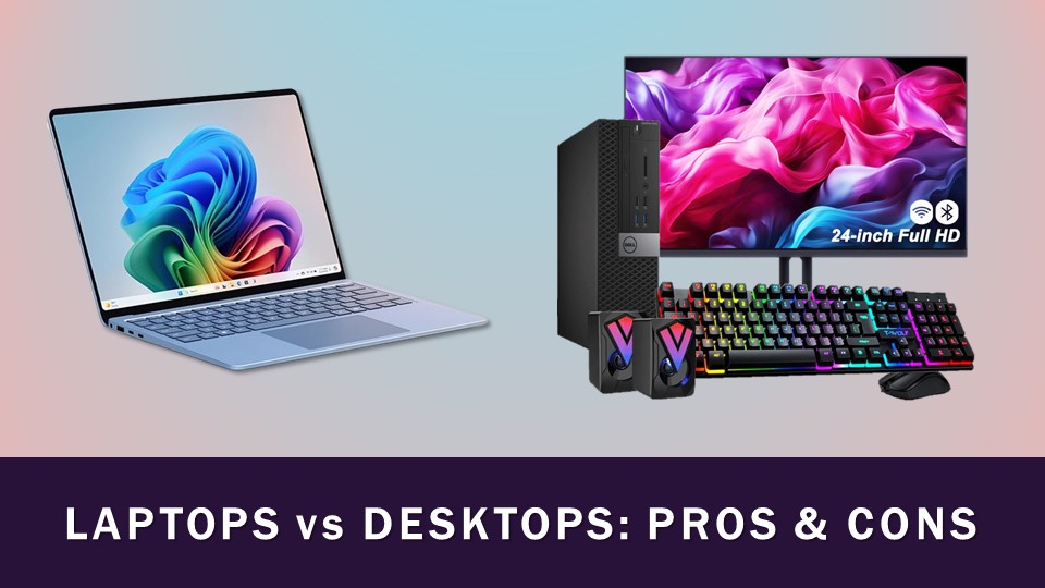 Laptops vs Desktops Pros and Cons